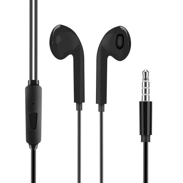 Слушалки с микрофон OBAL-ME Wired Earphones 3.5mm Jack, Черен 1