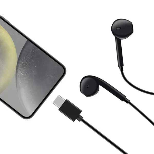 Слушалки с микрофон OBAL-ME Wired Earphones USB-C, Черен 3