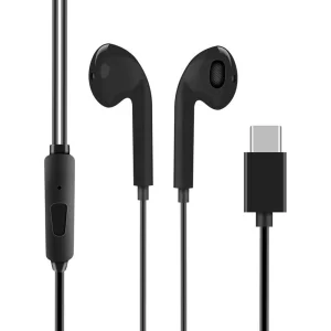 Слушалки с микрофон OBAL-ME Wired Earphones USB-C, Черен