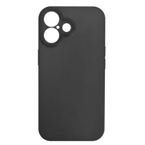 Silicone case Matte for iPhone 16 Plus, Black 4