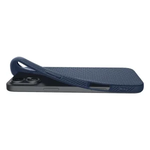 Spigen Liquid Air Shockproof Case for iPhone 16, ACS08195, Matte, Dark Blue 6