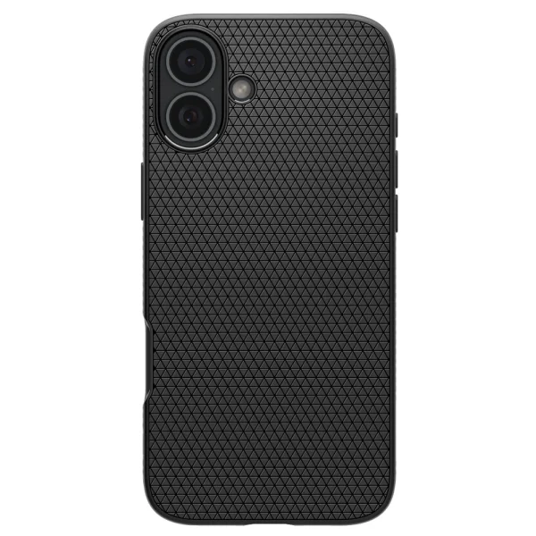 Удароустойчив Калъф Spigen Liquid Air за iPhone 16 Plus, ACS08066, Matte, Черен 1