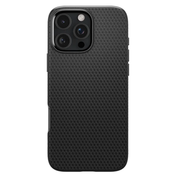 Shockproof Case Spigen Liquid Air for iPhone 16 Pro, ACS08117, Matte, Black 1