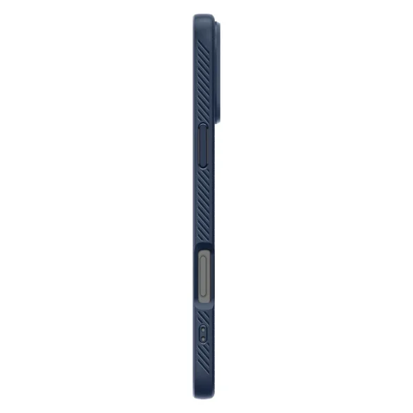 Shockproof Case Spigen Liquid Air for iPhone 16 Pro Max, ACS07989, Matte, Dark Blue 6