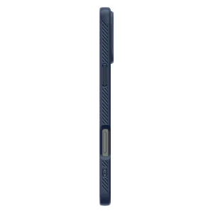 Shockproof Case Spigen Liquid Air for iPhone 16 Pro Max, ACS07989, Matte, Dark Blue 6