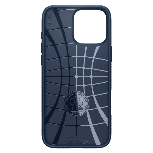 Shockproof Case Spigen Liquid Air for iPhone 16 Pro, ACS08118, Matte, Dark Blue 4