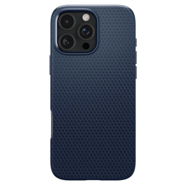 Shockproof Case Spigen Liquid Air for iPhone 16 Pro, ACS08118, Matte, Dark Blue 1