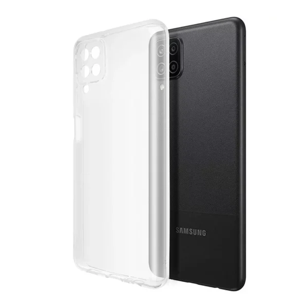 Silicone case for Samsung Galaxy A12, 0.5 mm, Transparent 4