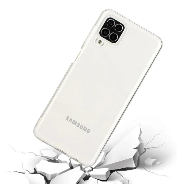 Silicone case for Samsung Galaxy A12, 0.5 mm, Transparent 2
