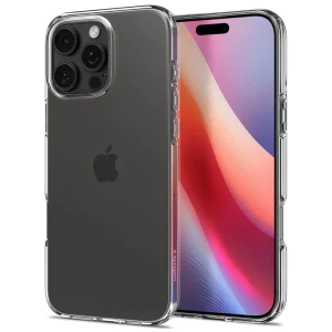 Spigen Liquid Crystal Silicone Case for iPhone 16 Pro Max, ACS07984, Transparent 5