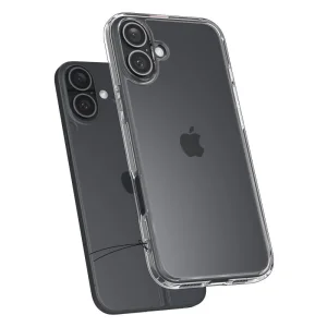 Shockproof case Spigen Ultra Hybrid for iPhone 16, ACS08197, Transparent 3