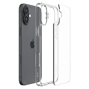 Shockproof case Spigen Ultra Hybrid for iPhone 16, ACS08197, Transparent 4