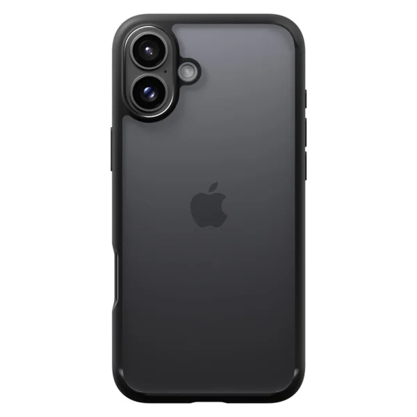 Spigen Ultra Hybrid Shockproof Case for iPhone 16, ACS08201, Matte, Black 3