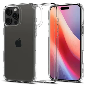 Удароустойчив калъф Spigen Ultra Hybrid за iPhone 16 Pro, ACS08121, Прозрачен