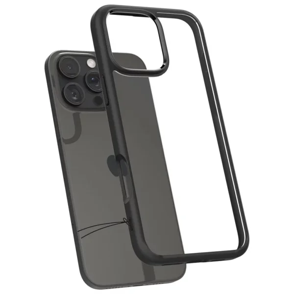 Shockproof case Spigen Ultra Hybrid for iPhone 16 Pro, ACS08125, Matte, Black 6