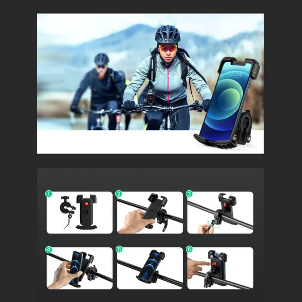 UGREEN LP494 Bike Phone Holder 5
