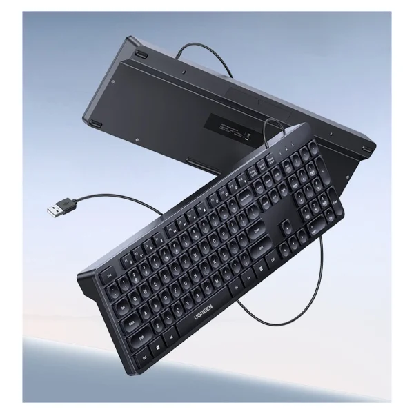 UGREEN KU004 BG Chocolate Keyboard, with 1.5m cable 2