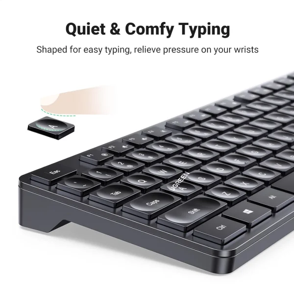 Wireless Keyboard UGREEN KU004 BG Chocolate Wireless 2