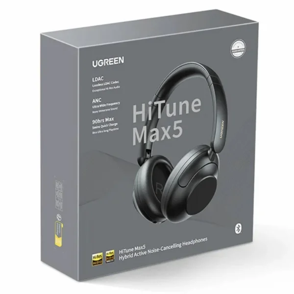 Слушалки Bluetooth UGREEN HP202 Max5 ANC, Черен 4