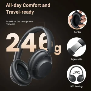 Слушалки Bluetooth UGREEN HP202 Max5 ANC, Черен 3