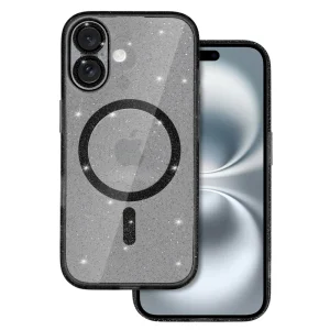 Shockproof Case Glitter MagSF for iPhone 16 Plus, Black 3