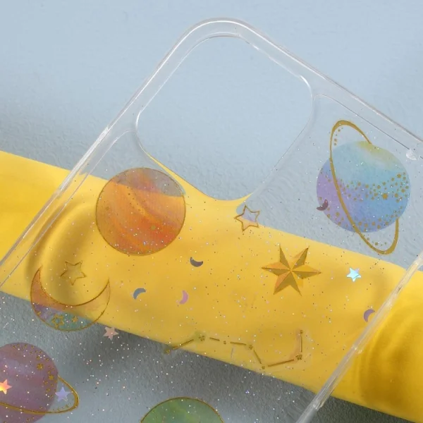 Silicone case for iPhone 12 / 12 Pro, Planets 4