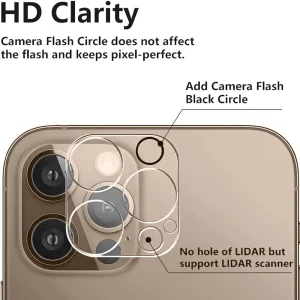 Glass Camera Protector for iPhone 16 Pro / 16 Pro Max, Transparent 4