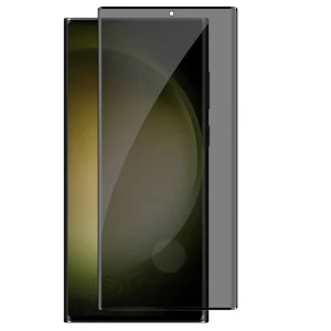 Стъклен Протектор PRIVACY за Samsung Galaxy S24 Ultra, 5D Full Glue, Черен
