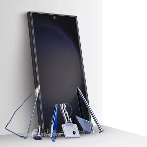 PRIVACY Tempered Glass Protector for Samsung Galaxy S24 Ultra, 5D Full Glue, Black 4