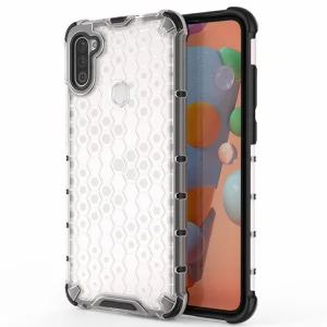 Удароустойчив калъф Shock Absorber за Samsung Galaxy A11, Бял