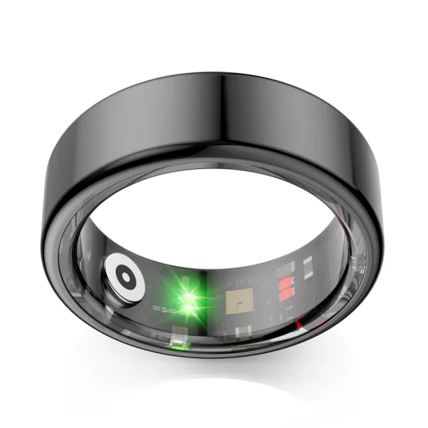Smart ring R11M smart steel ring, size 9 (18,9mm), Black 2