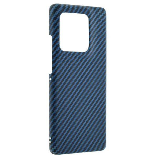 Techsuite Carbonite FiberShell Plastic Case for Motorola Edge 50 Ultra, Blue 2