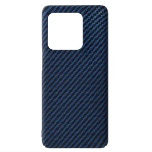Techsuite Carbonite FiberShell Plastic Case for Motorola Edge 50 Ultra, Blue 4