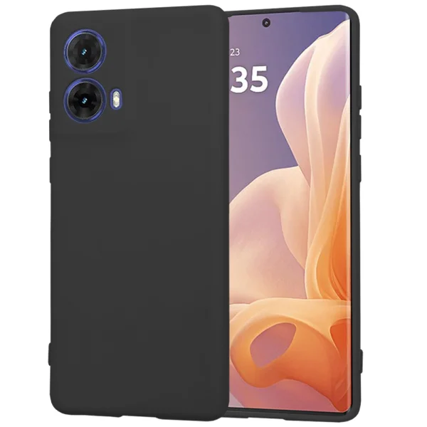 Силиконов калъф Techsuit SoftFlex за Motorola Moto G85, Черен 1