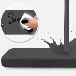 Силиконов калъф Techsuit SoftFlex за Motorola Moto G85, Черен 3