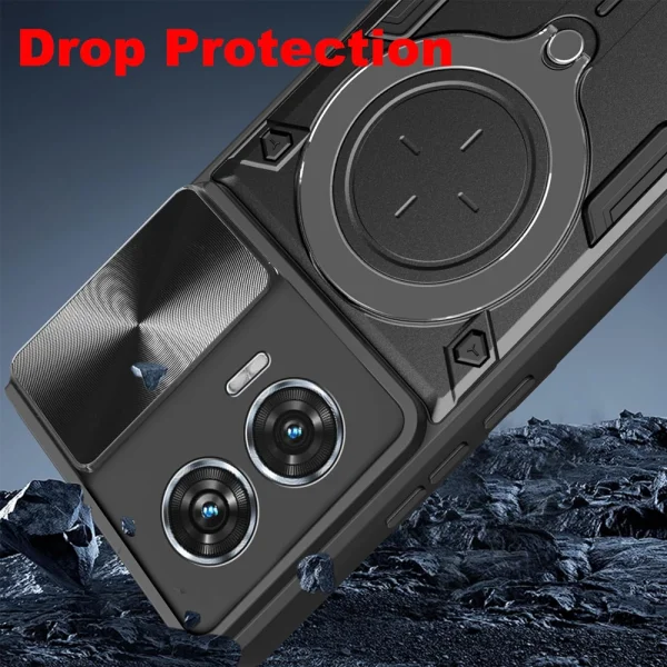 Удароустойчив калъф Techsuit Camguard pro за Motorola Moto G85, Черен 3