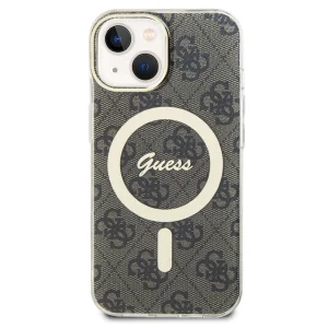 Калъф GUESS, IML 4G MagSafe за iPhone 15, GUHMP15SH4STW, Кафяв 3
