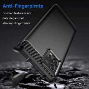 Силиконов Калъф Techsuit Carbon Fibre Brushed за Motorola Moto G72, Черен 4