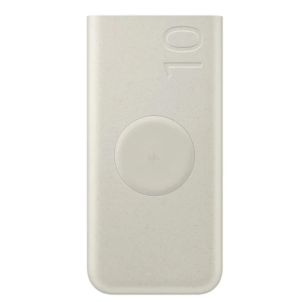 Външна батерия Samsung Wireless 10 000 mAh 2xUSB-C 25W, Power Bank, EB-U2510XUE, Бежов 1