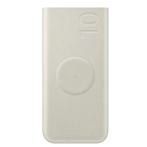Външна батерия Samsung Wireless 10 000 mAh 2xUSB-C 25W, Power Bank, EB-U2510XUE, Бежов