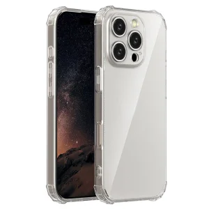 Силиконов калъф Anti Shock за iPhone 16 Pro, 1.5mm, Прозрачен