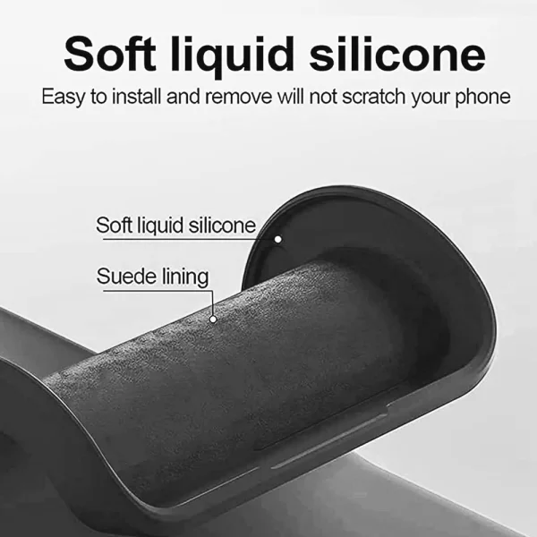 Silicone Lite silicone case for Samsung Galaxy S24 FE, Black 3