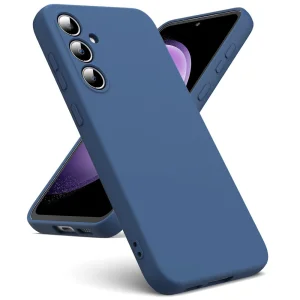 Силиконов калъф Silicone Lite за Samsung Galaxy S24 FE, Тъмно син