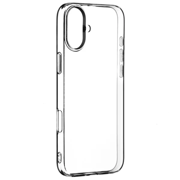 Silicone case for iPhone 16 Plus, 2mm, Transparent 4