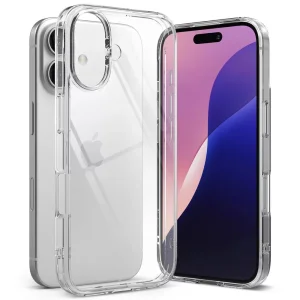 Силиконов калъф за iPhone 16 Plus, 2mm, Прозрачен