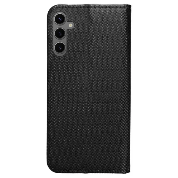 Калъф Тефтер Smart Book за Samsung Galaxy S24 FE, Черен 4