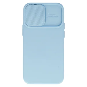 Silicone case Camshield Soft for iPhone 16, Light blue 3