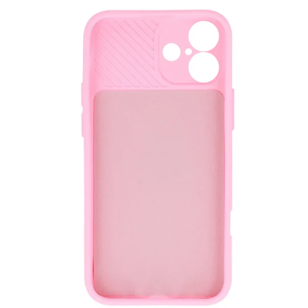 Silicone case Camshield Soft for iPhone 16, Light pink 3