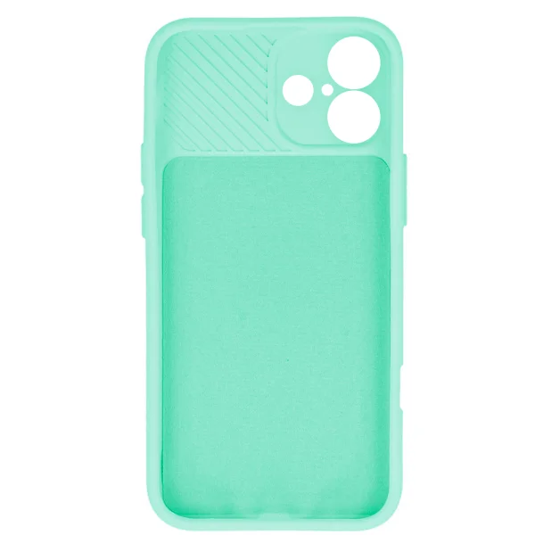 Силиконов калъф Camshield Soft за iPhone 16, Мента 3
