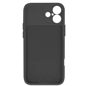 Silicone case Camshield Soft for iPhone 16 Plus, Black 3